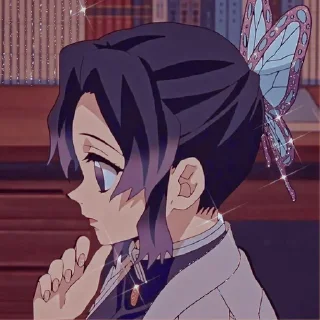 🦋 emoji Shinobu Kochou || @StickerAnimePack Telegram sticker 13 of 33