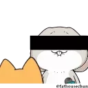 🙅‍♀️ emoji 好想兔7-唷唷!切克鬧 @fathousechun Telegram sticker 20 of 24