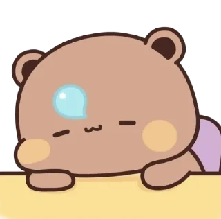 ❤️ emoji brown cutie Telegram sticker 13 of 57