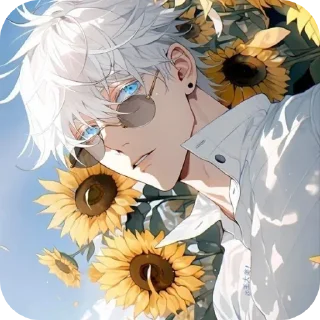 🌸 emoji Gojo:JC Telegram sticker 17 of 45