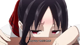 ❓ emoji Kaguya-sama Love is War Telegram sticker 9 of 119