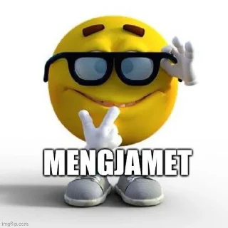 🟡 emoji ᘡ · mengmeme 𖥦 @pparcdise 𑁍 ࣪˖◗ Telegram sticker 16 of 37