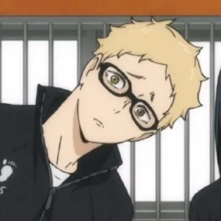 🏐 emoji tsukishima @jungoonity Telegram sticker 9 of 30