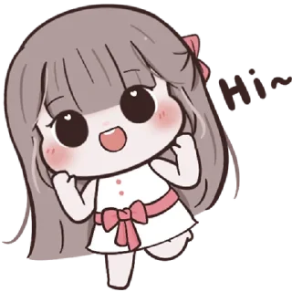 👩 emoji Chubby Girl [ ENG Ver. ] @wearexosticker Telegram sticker 13 of 40