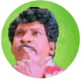 🤔 emoji Vadivelu Telegram sticker 20 of 79