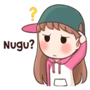 😐 emoji Korean Noona Telegram sticker 22 of 39