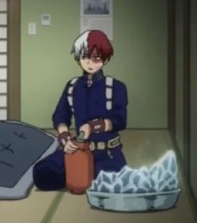 Sticker from Todoroki Shoto