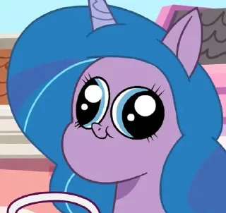 🥹 emoji 🦄IZZY_FACE🦄@my_pony_little Telegram sticker 5 of 74