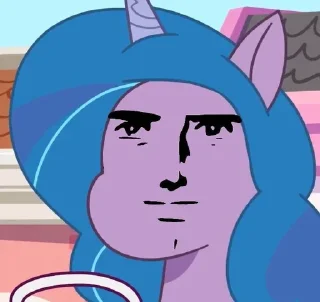😐 emoji 🦄IZZY_FACE🦄@my_pony_little Telegram sticker 9 of 74