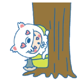 😍 emoji Ookami Bouya | @cutestickers4you Telegram sticker 19 of 40