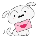 🐶 emoji Crayon Shin-chan @stickerscar Telegram sticker 7 of 40