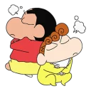😤 emoji Crayon Shin-chan @stickerscar Telegram sticker 6 of 40