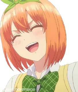 🍊 emoji Nakano Yotsuba ➜ @AnimeStickersIndo Telegram sticker 20 of 25