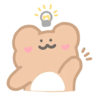 💡 emoji Boo Bear | @cutestickers4you Telegram sticker 11 of 40