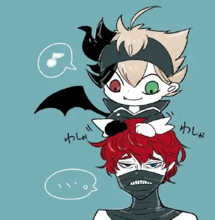🥷 emoji Zora Ideale` @ブラッククローバー Telegram sticker 10 of 87