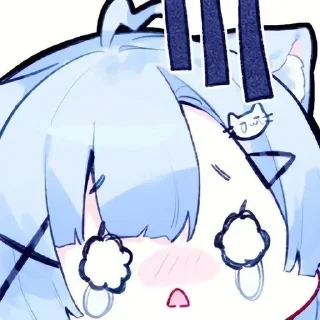 🤍 emoji @sxftnnie ฅ^•ﻌ•^ฅ Telegram sticker 9 of 85