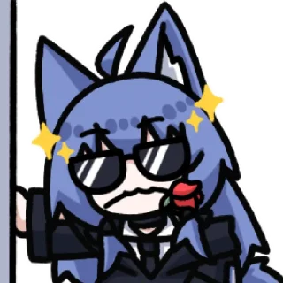 😎 emoji 神山乾月 @zhaxia_cn Telegram sticker 8 of 16