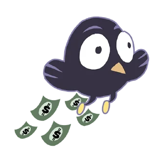 💵 emoji Crow nè Telegram sticker 8 of 34