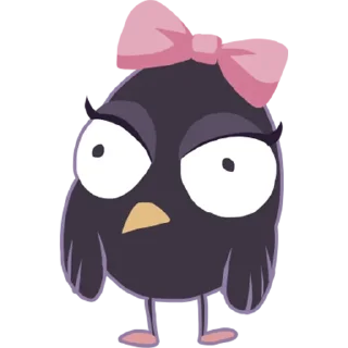 😍 emoji Crow nè Telegram sticker 2 of 34