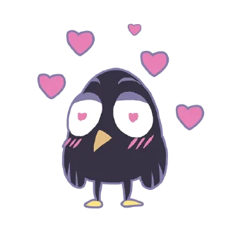😘 emoji Crow nè Telegram sticker 13 of 34