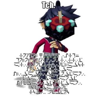 Sticker from animej banet