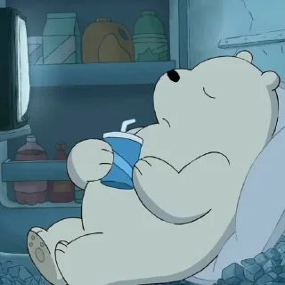 Sticker from ❄️༄. ꒰Ice Bear꒱ @sejarahujan