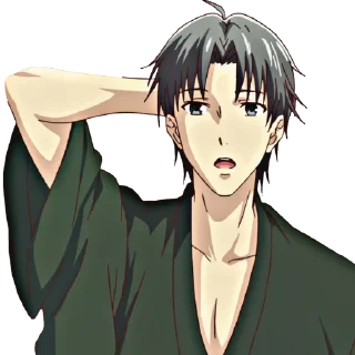 🍏 emoji @wallpaper_kid Fruits basket special pack  @Anime_Sticker_noob Telegram sticker 16 of 83