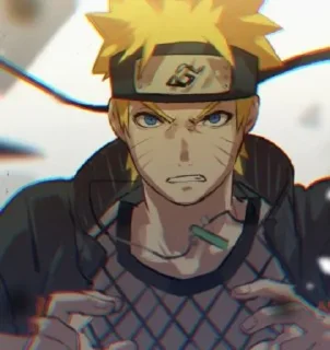 💥 emoji Naruto᭄𖣘 @Kamado_slayer.... Telegram sticker 18 of 51