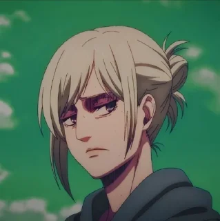 🗿 emoji Annie Leonhart by @aotstickerpack Telegram sticker 10 of 15