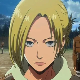 🗿 emoji Annie Leonhart by @aotstickerpack Telegram sticker 7 of 15