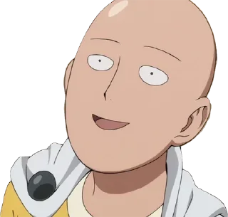 🙂 emoji One punch man! Telegram sticker 1 of 120