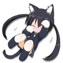 😄 emoji catgirl (renewal) Telegram sticker 24 of 41