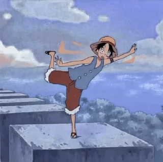 Sticker from Luffy @animecuteth