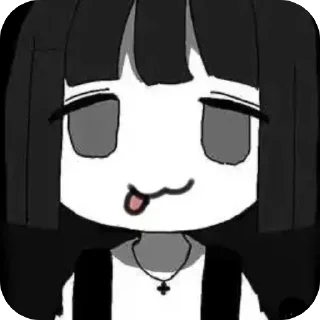 🫥 emoji 赐死妹 or 夭祀酱 2 @YeWenR Telegram sticker 5 of 80