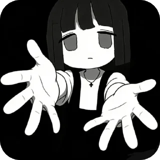 🫥 emoji 赐死妹 or 夭祀酱 2 @YeWenR Telegram sticker 6 of 80