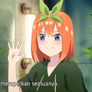 Sticker from Yotsuba Nakano @URKAWAIIWAIFU
