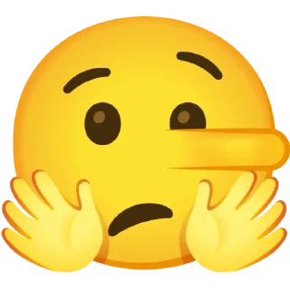 🤥 emoji @Panjul; dindut & kalilul. Telegram sticker 24 of 25