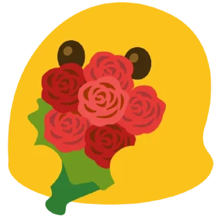 🌹 emoji @Panjul; dindut & kalilul. Telegram sticker 20 of 25