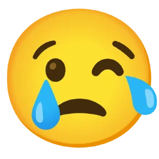 😢 emoji @Panjul; dindut & kalilul. Telegram sticker 6 of 25