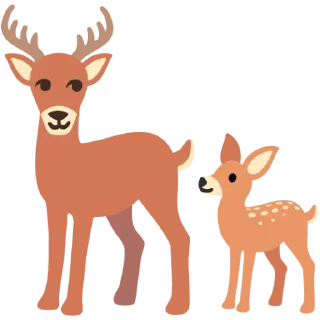 🦌 emoji @Panjul; dindut & kalilul. Telegram sticker 15 of 25