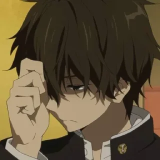 Sticker from 「Houtarou Oreki」 • @WorldsGreatestLiar 🎐•