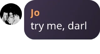 Sticker from Jo's favourite