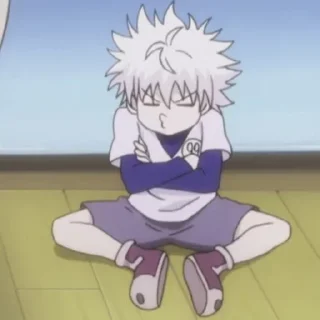 😤 emoji Zoldy's killua pack Telegram sticker 20 of 69