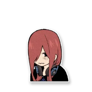 😖 emoji Quintessential quintuplets @animestickerchannel Telegram sticker 6 of 120