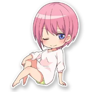 😉 emoji Quintessential quintuplets @animestickerchannel Telegram sticker 13 of 120