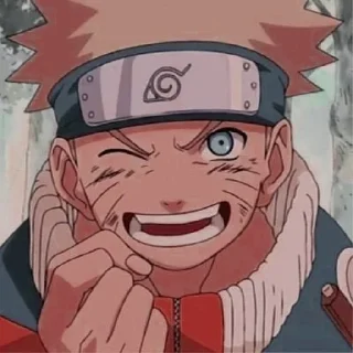 🍥 emoji Narotu Uzumaki @sticker_anime_boy Telegram sticker 16 of 22