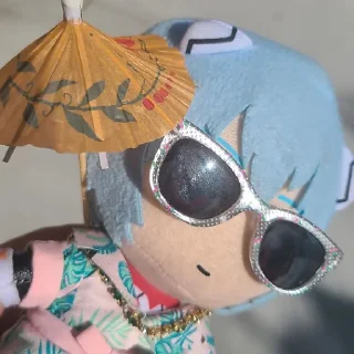 🎐 emoji @wallpaper_kid | Rei Ayanami Plush Pack 🎐 Telegram sticker 7 of 27