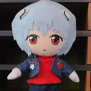 🎐 emoji @wallpaper_kid | Rei Ayanami Plush Pack 🎐 Telegram sticker 11 of 27