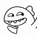 😄 emoji 小恐龙矢量版 @OverflowCat Telegram sticker 17 of 45