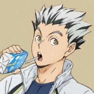 🤨 emoji Bokuto Telegram sticker 22 of 39
